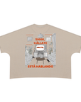 Unisex Heavyweight Boxy Raw Edge T-Shirt