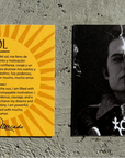 A Walter Mercado Sol candle, Affirmation Card, Mucho, Mucho Amor
