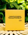 Walter Mercado Sol candle, designed to ignite clarity, strength, and personal power—infused with warm, energizing scents and crafted to channel the vibrant force of the sun