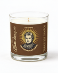Walter Mercado Todos los Santos Luz Eterna candle, unlit, on a white background