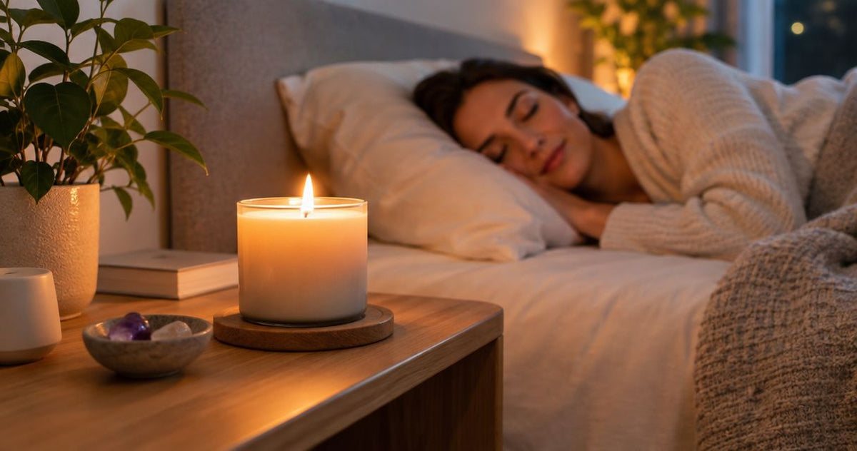 Can intention candles help with sleep and stress relief?