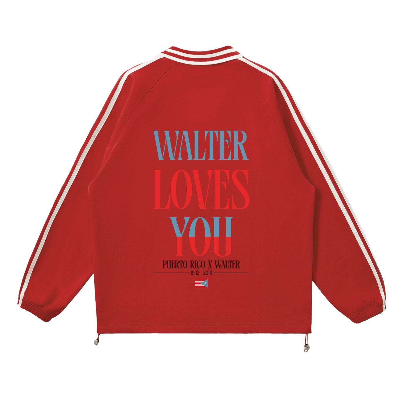 Walter X Puerto Rico - Classic Preppy Raglan Fleece