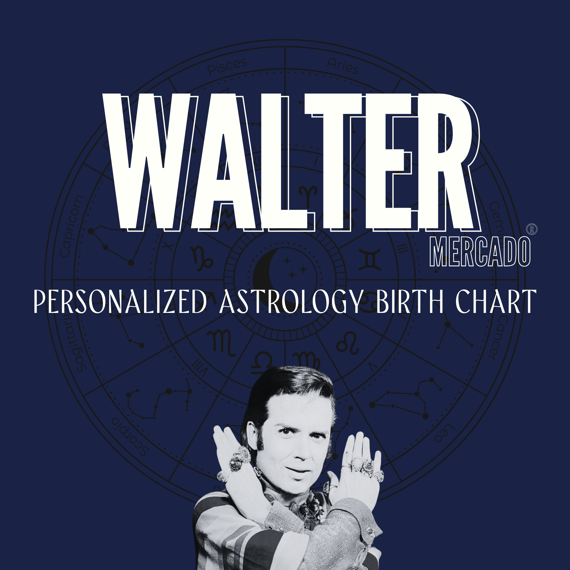 Carta natal astrológica personalizada de Walter Mercado