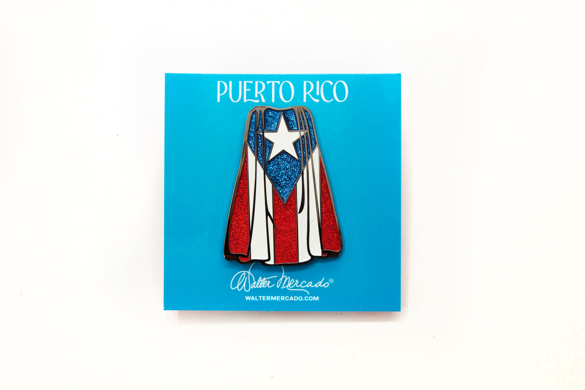 Walter Mercado Puerto Rico Enamel Pin