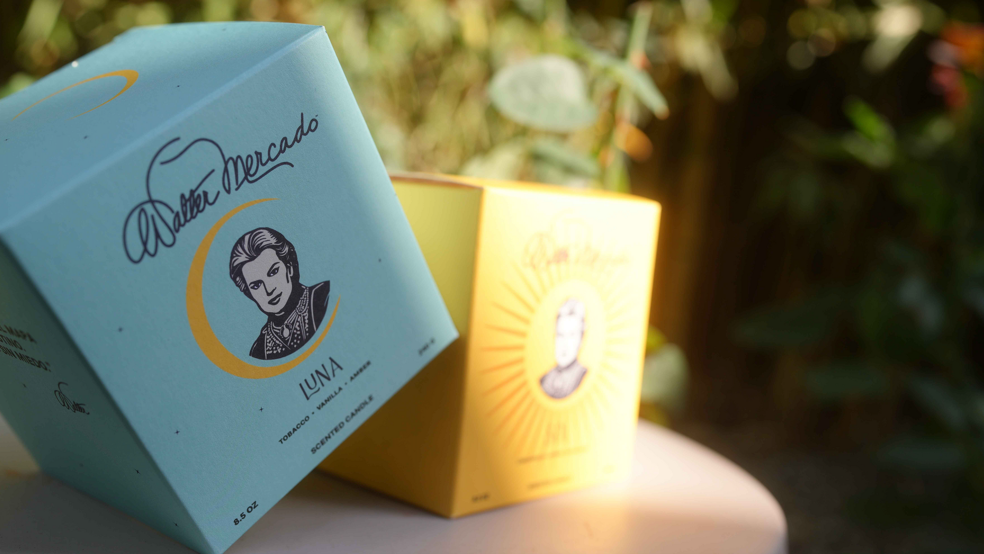Walter Mercado Luna and Sol Candle Set