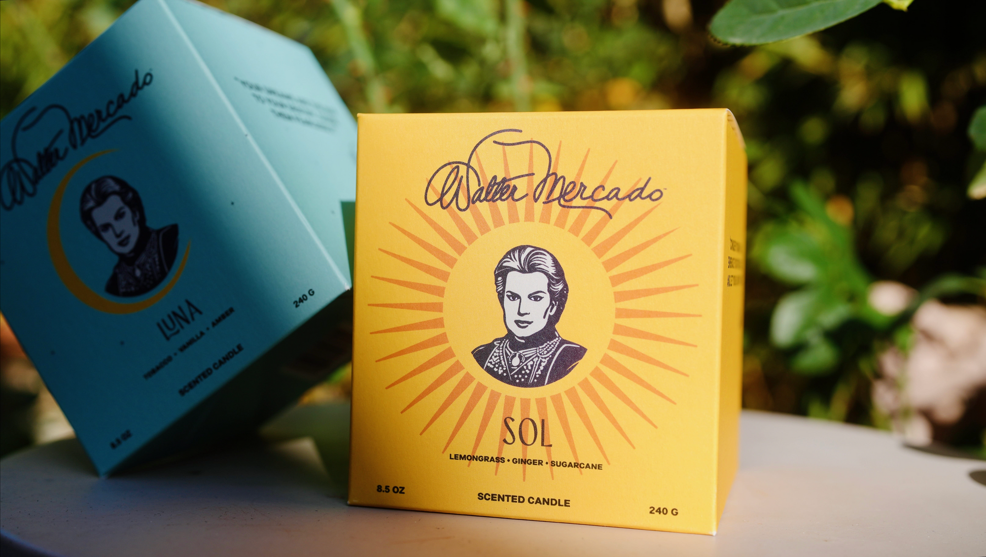 Walter Mercado Luna and Sol Candle Set 
