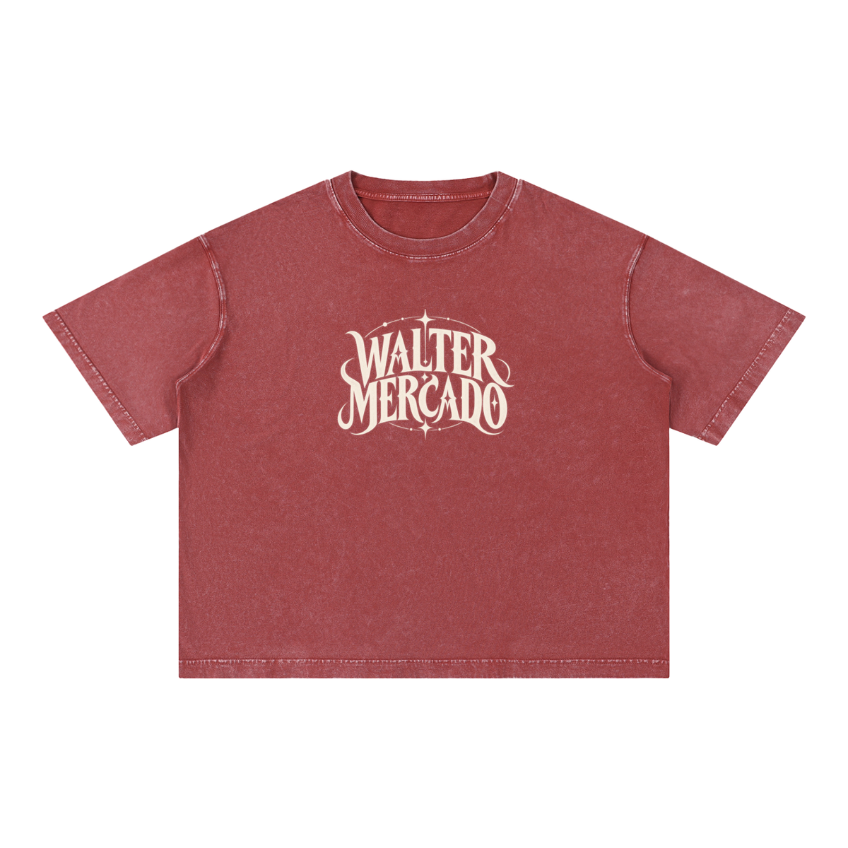 Mineral Wash Boxy Cotton T-Shirt