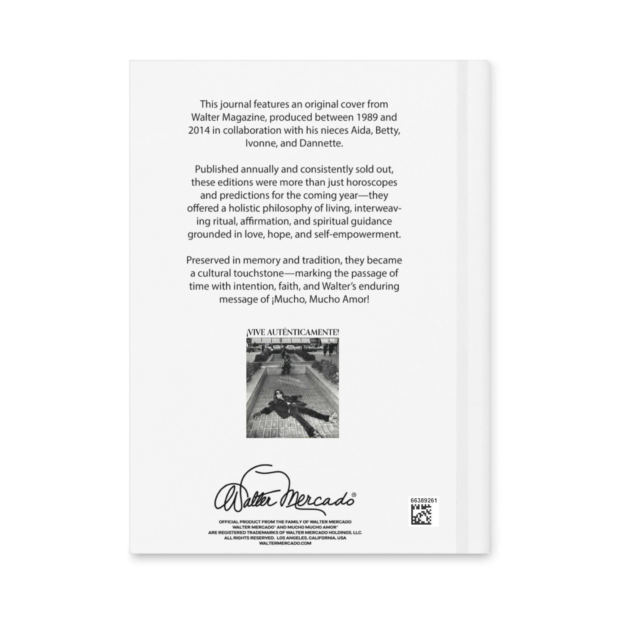 Walter Mercado Magazine Retro 2008 Journal Notebook