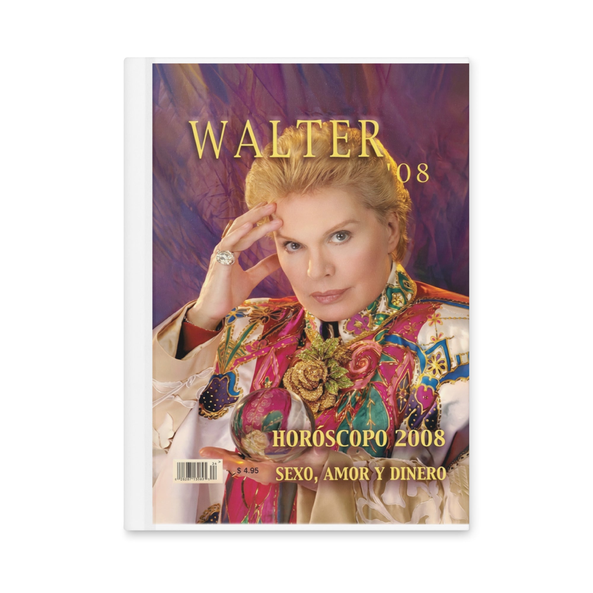 Walter Mercado Magazine Retro 2008 Journal Notebook