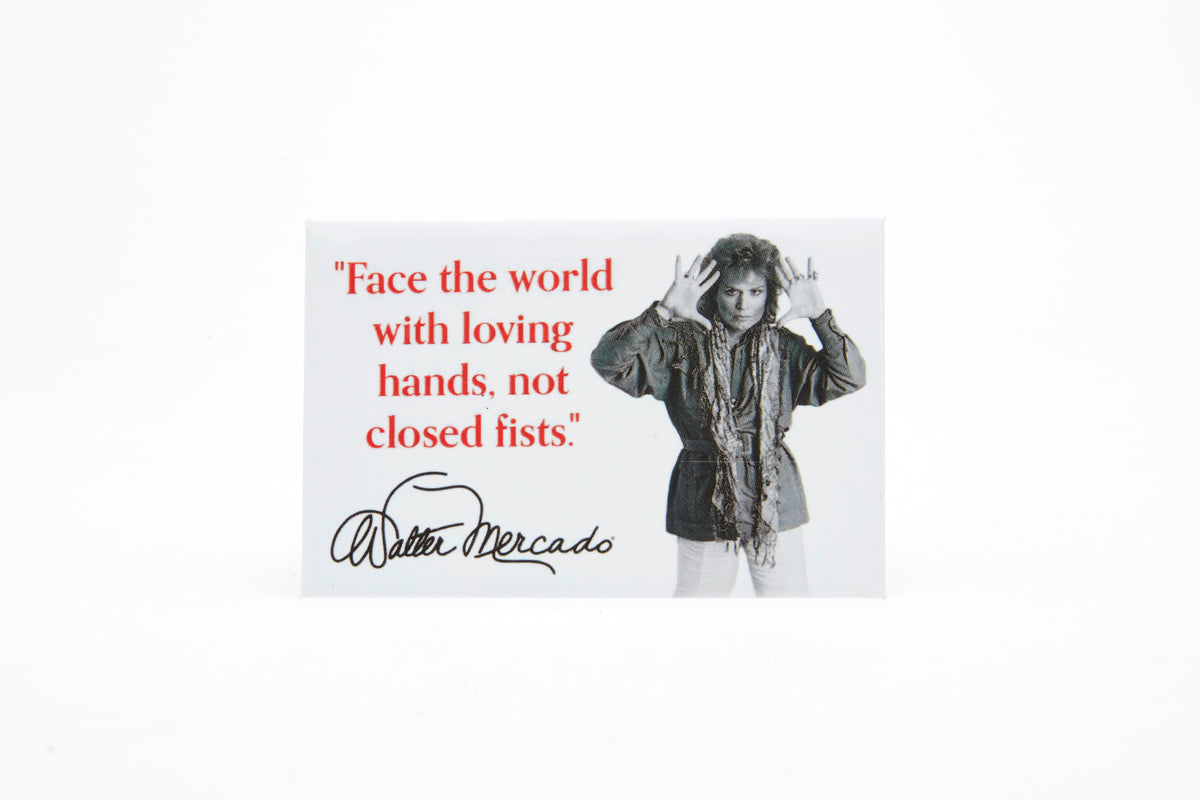 Walter Mercado Loving Hands Quote Magnet